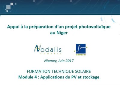 Formation Nigelec