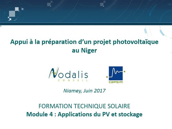 Formation Nigelec