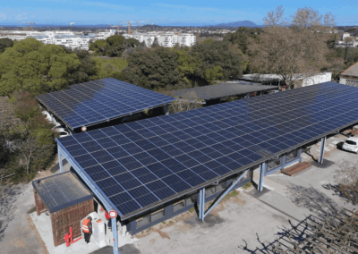 MOE Ombrières parking Grammont Montpellier